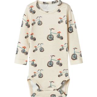 NAME IT Langærmet Body Lassen Peyote Melange