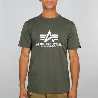 ALPHA INDUSTRIES Herren T-Shirt grün