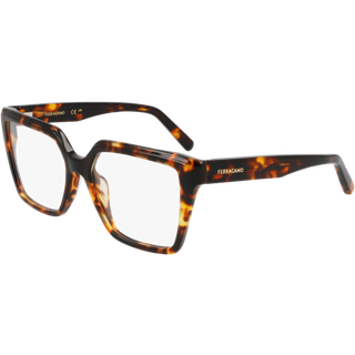 Ferragamo Kvinde SF2950N 219 Optiske stel Acetat Havana Firkantet Normal