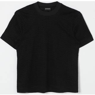Emporio Armani Crew Neck Logo T Shirt Black