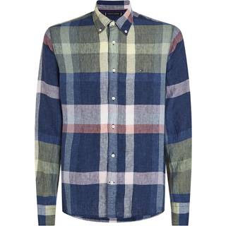 Tommy Hilfiger Check Long Sleeve Shirt Navy