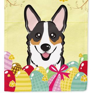 """" Caroline's Treasures BB1937GF Tricolor Corgi Easter Egg Hunt Garden Flag Lille multicolor """"