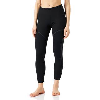 Odlo Women's Baselayer Bottom Long Active X-Warm Eco Syntetisk undertøj Damer størrelse M farve sort