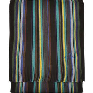 Paul Smith Multicolour Striped Wool Scarf