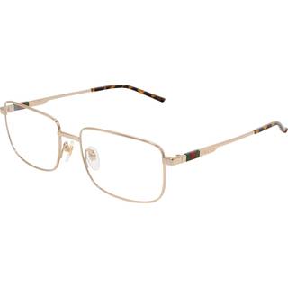 Gucci Mand GG1678O 005 Optiske stel Metal Guld Transparent Firkantet