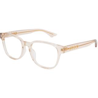 Gucci Unisex Gucci GG1746OA 002 Optiske stel Acetat Rosa Transparent Rund