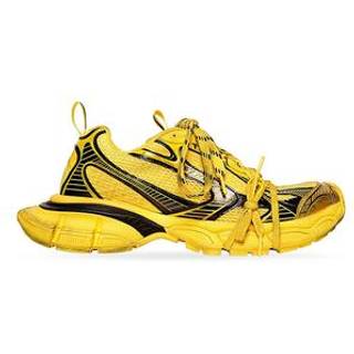 Balenciaga - 3XL Distressed Mesh and Rubber Sneakers - Men - Yellow - EU 45