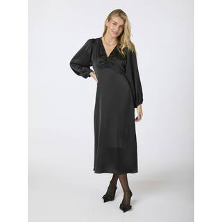 Neo Noir Isobel Heavy Sateen Kjoler 163816 Isobel Heavy Sateen Black (34)