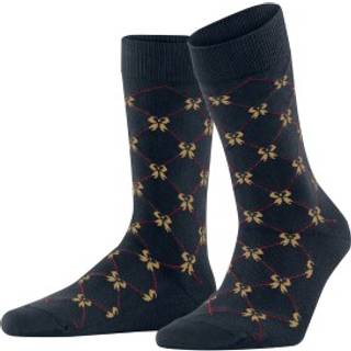 Burlington Sweet Ribbon Cotton Sock - Navy-2 - Str 36/41