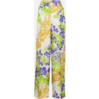 Versace Floral wide-leg pants - multicoloured - XS