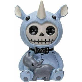 FurryBones Summit Collection Buster Figurin Dekorativ signatur i næsehorn kostume 3 tommer høj samlerobjektstatue