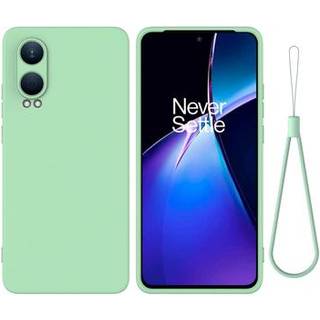 OnePlus Nord CE4 Lite/Oppo K12x Liquid Silikone Cover med Strop - Grøn