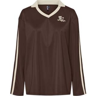 PIECES dame polo PCGRACE - Chicory Coffee Birch - XS