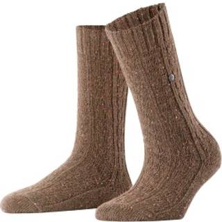 Burlington Tweed Tales Wool Sock - Brown - Str 36/41