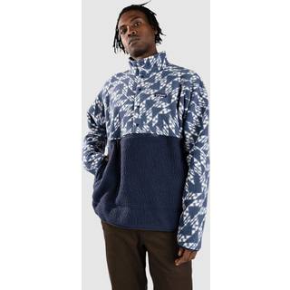 Patagonia Retro Pile 1/2 Snap Pullover Fleecesweatere Herrer størrelse XS farve blå