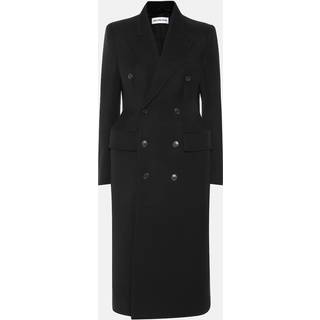 Balenciaga Hourglass wool-blend coat - black - M