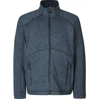 ID 0847 Zip-n-Mix fleece melange Navy melange L