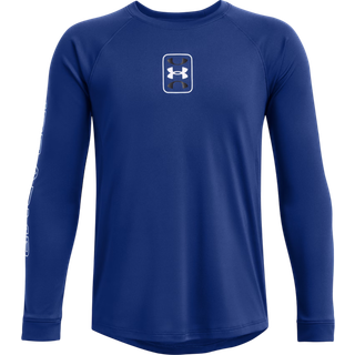 Langærmet T-shirt Under Armour Zone Shooting 1386057-432 Størrelse YMD