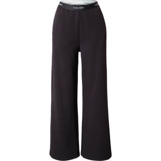 Logo Tape Wide Leg Trousers - Black - XS
