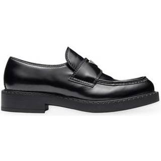 Brushed Leather Loafers in Black - 10.5