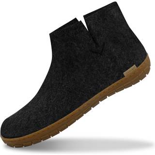 Glerups Unisex Boot With Natural Rubber Sole Charcoal, 39