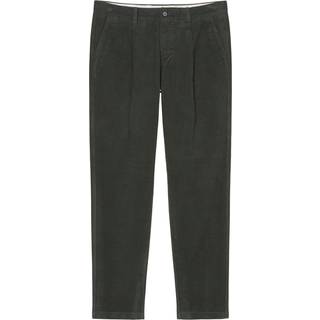 Marc O'Polo Herren Bundfaltenhose grau