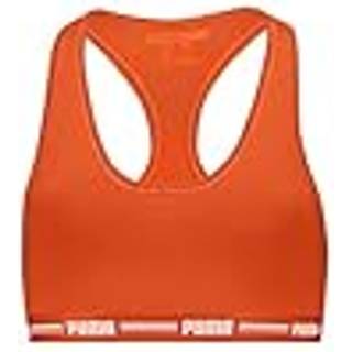 Puma Iconic Racer Back Bra - Orange - X-Large