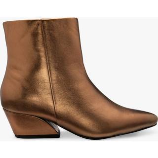 Ravel Ravel Metallic Leather Pointed-Toe Ankle Boots