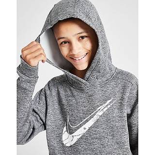 Nike Multi Stain Repel Therma-FIT-hættetrøje til større børn - sort