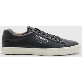 All Saints AllSaints Black Underground Leather Low Top Shoes - EU 46 (UK 12)