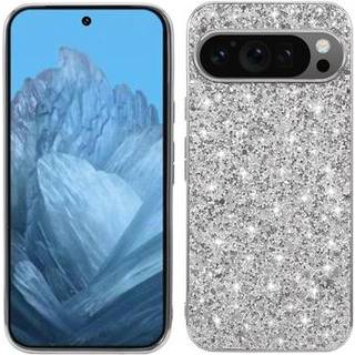 Google Pixel 9/9 Pro Glitter Series Hybrid Cover - Sølv