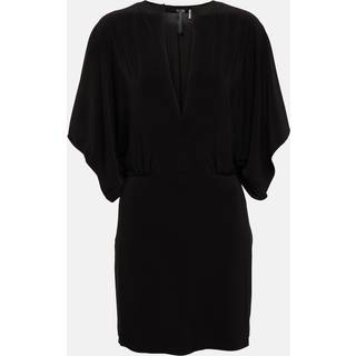 Norma Kamali Obie draped minidress - black - XS