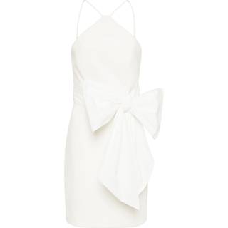 Rebecca Vallance Bridal Grace halterneck minidress - white - XL