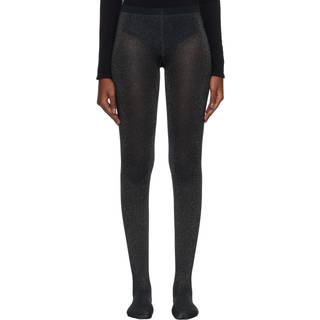 Wolford STARDUST TIGHTS Black/Silver X-Small