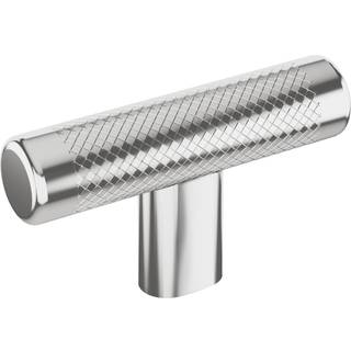 Amerock Bronx 2-5/8 tommer (67 mm) Længde poleret kromkabinetsknap BP3655626