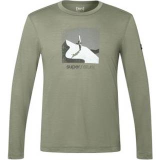 super.natural Almost Done L/S Longsleeve Herrer størrelse XL farve turkis