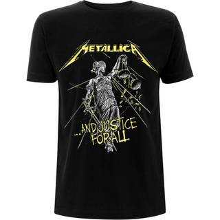 Metallica T-Shirt And Justice For All Tracks Black Size L