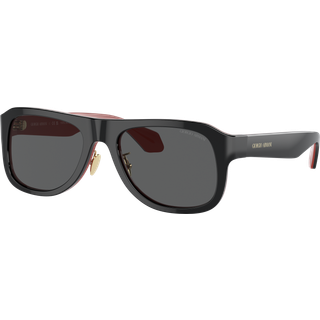 Giorgio Armani Mand AR8209 6069B1 Solbriller Acetat Sort Grå Pilot Normal