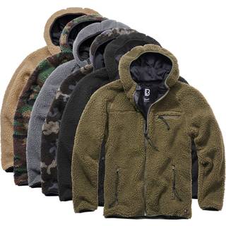 Brandit Teddyfleece Worker Jakke Sort - 5XL