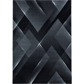 Costa Kortluvet tæppe Abstrakt - Sort - 160x230