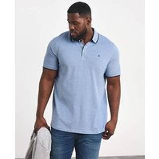Plus Size Ensfarvet Polo