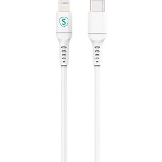 SiGN USB-C til Lightning-kabel 1m, MFi, 3A, 60W - Hvid