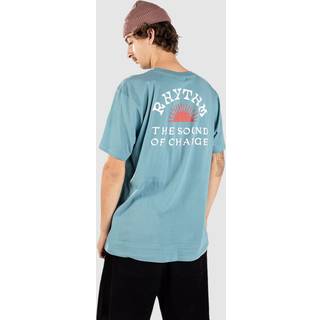 Rhythm Awake T-shirt - S - mineral blue