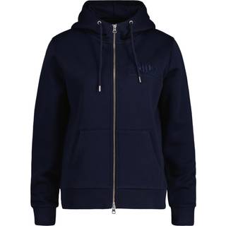 GANT Dame Tonal Archive Shield hættetrøje med lynlås (XL)
