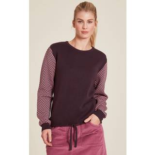 Tranquillo Women's Kurzer Strickpullover Sweatere Damer størrelse L farve lilla