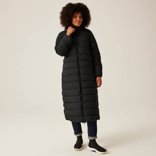 Regatta Regatta Black Shower Resistant Elender Long Padded Coat