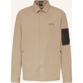BOSS Sleeve Pocket Overshirt, Brown