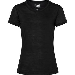 super.natural Women's Sierra 140 Tee Merino-shirt Damer størrelse L farve sort