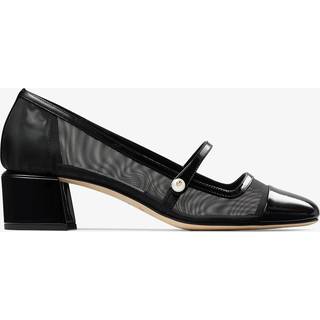Jimmy Choo Elisa 45 mesh Mary Jane pumps - black - EU 42
