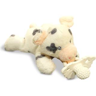 Razbaby Pig RazBuddy w/Razberry Tinging Relief Pacifier - Soothes Sore Goms w/Nature -Inspired Texture 100% BPA -Free Silicone Teether Läckerbart